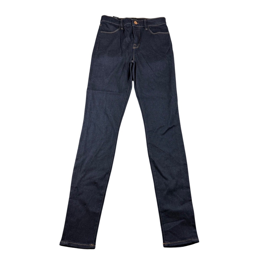 J Brand Jeans Women 27 Blue Skinny Denim Dark Wash 5-Pocket USA Made City Street